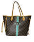 Neverfull Franja Verde, vista frontal